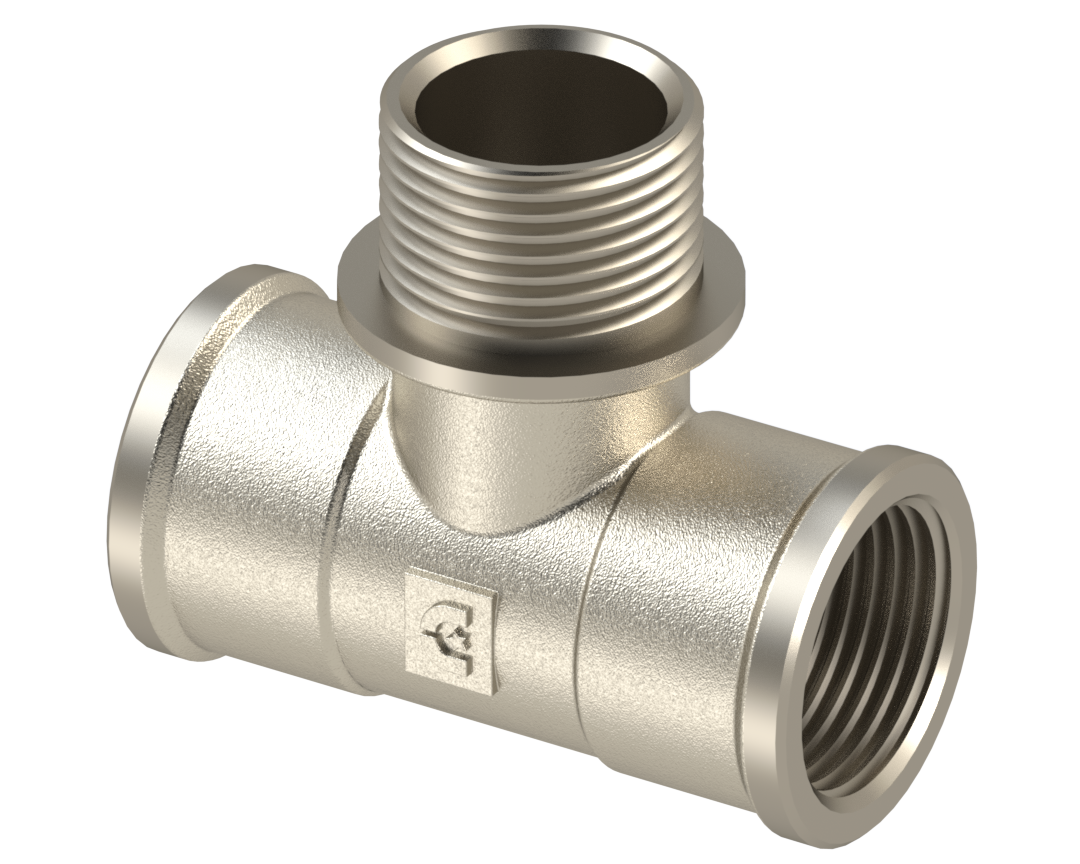 Front of men's Basic Tee in black.