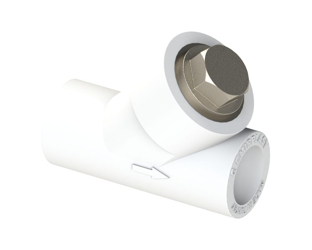 Front of men's Basic Tee in black.