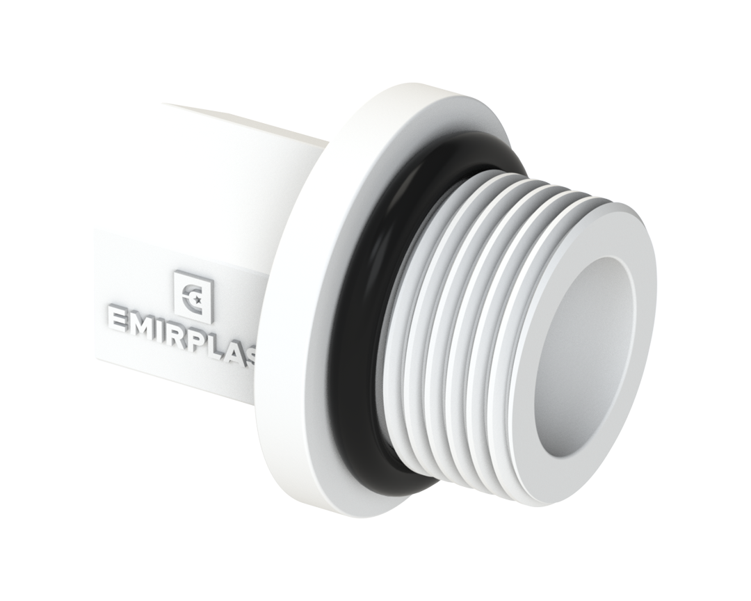 Front of men's Basic Tee in black.